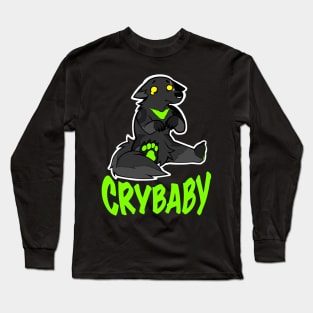 Crybaby - lettering Long Sleeve T-Shirt